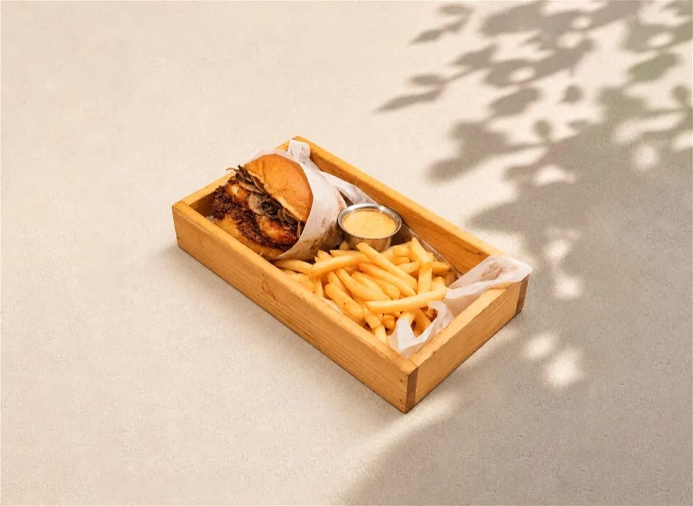 Smashed Mozz Burger